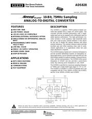 ADS828E datasheet.datasheet_page 1