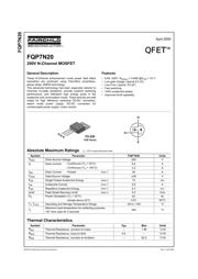 FQP7N20 datasheet.datasheet_page 1