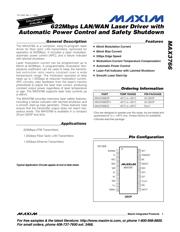 MAX3766EEP+T datasheet.datasheet_page 1