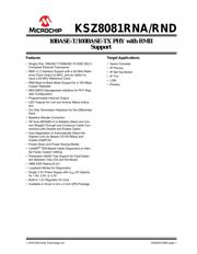KSZ8081RNDIA-TR 数据规格书 1