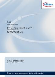 IDW20G65C5XKSA1 datasheet.datasheet_page 1