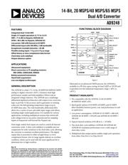 AD9248BSTZ-65 Datenblatt PDF