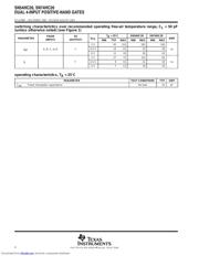 SN74HC20N 数据规格书 4