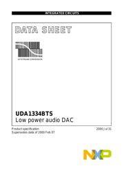 UDA1334BTS/N2,118 datasheet.datasheet_page 1