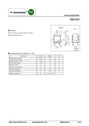 2SB1201 数据规格书 1