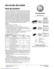 MC14520BCP Datenblatt PDF