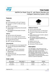 TDA8920BTH datasheet.datasheet_page 1