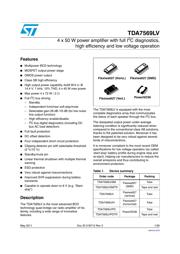 TDA7569LVPDTR datasheet.datasheet_page 1