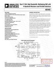 AD8065ART datasheet.datasheet_page 1