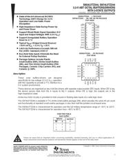 SN74LVTZ244PWR 数据规格书 1