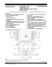 70V657S12BFGI 数据规格书 1