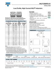 IHLP5050FDER1R2M01 数据规格书 1