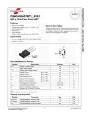 FGH20N60SFDTU_F085 datasheet.datasheet_page 2