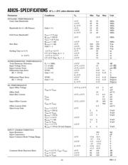 AD826AR datasheet.datasheet_page 2