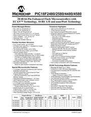 PIC18F4580-E/ML 数据规格书 3