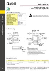 HMC727LC3C 数据规格书 6