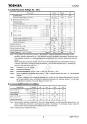 TLP250D4F datasheet.datasheet_page 2