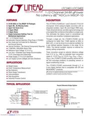 LTC2402IMS#PBF Datenblatt PDF