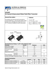 AO3422 数据规格书 1