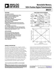 AD5231BRU100-REEL7 数据规格书 1