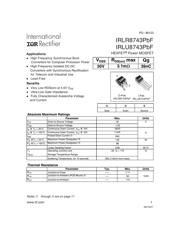 IRLU8743PBF datasheet.datasheet_page 1