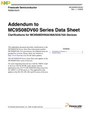 MC9S08DV16ACLC 数据规格书 1