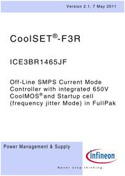 ICE3BR1465JF 数据规格书 1
