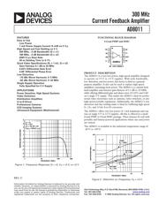 AD8011ARZ Datenblatt PDF