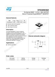 STE30NK90Z 数据规格书 1