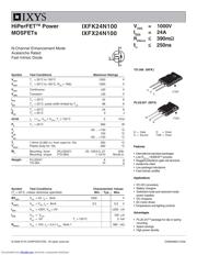 IXFK24N100 datasheet.datasheet_page 1