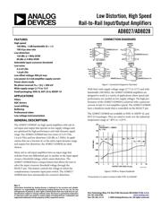 AD8027ARTZ datasheet.datasheet_page 1