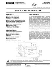 ADS7846 Datenblatt PDF