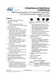 STM32F051C8T6 Datenblatt PDF