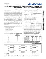 MAX825MEUK+T Datenblatt PDF