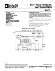 AD9831ASTZ-REEL Datenblatt PDF