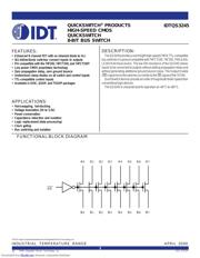 IDTQS3245SQ 数据规格书 1