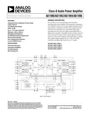 AD1994ACPZ 数据规格书 1