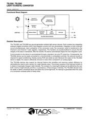 TSL2581CS 数据规格书 2