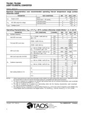 TSL2581CS 数据规格书 4