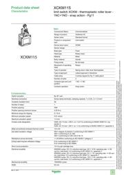 XCKM115 datasheet.datasheet_page 1