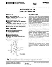 OPA569 datasheet.datasheet_page 1