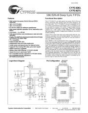 CY7C4261-10JC datasheet.datasheet_page 1