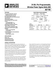 AD7780BRZ-REEL Datenblatt PDF