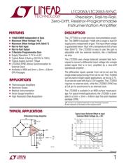 LTC2053CMS8#PBF Datenblatt PDF