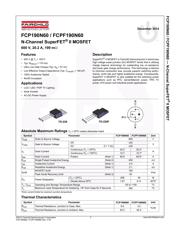 FCP190N60 datasheet.datasheet_page 1