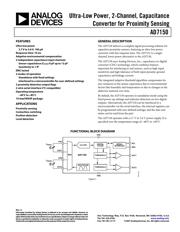 AD7150BRMZ-REEL Datenblatt PDF