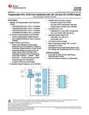 CDCE949PERF-EVM 数据规格书 1