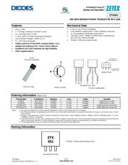 ZTX651 Datenblatt PDF