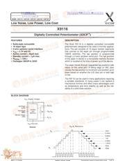 X9116 datasheet.datasheet_page 1