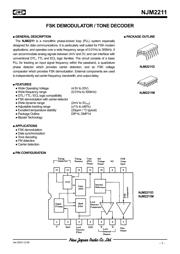 NJM2211D datasheet.datasheet_page 1